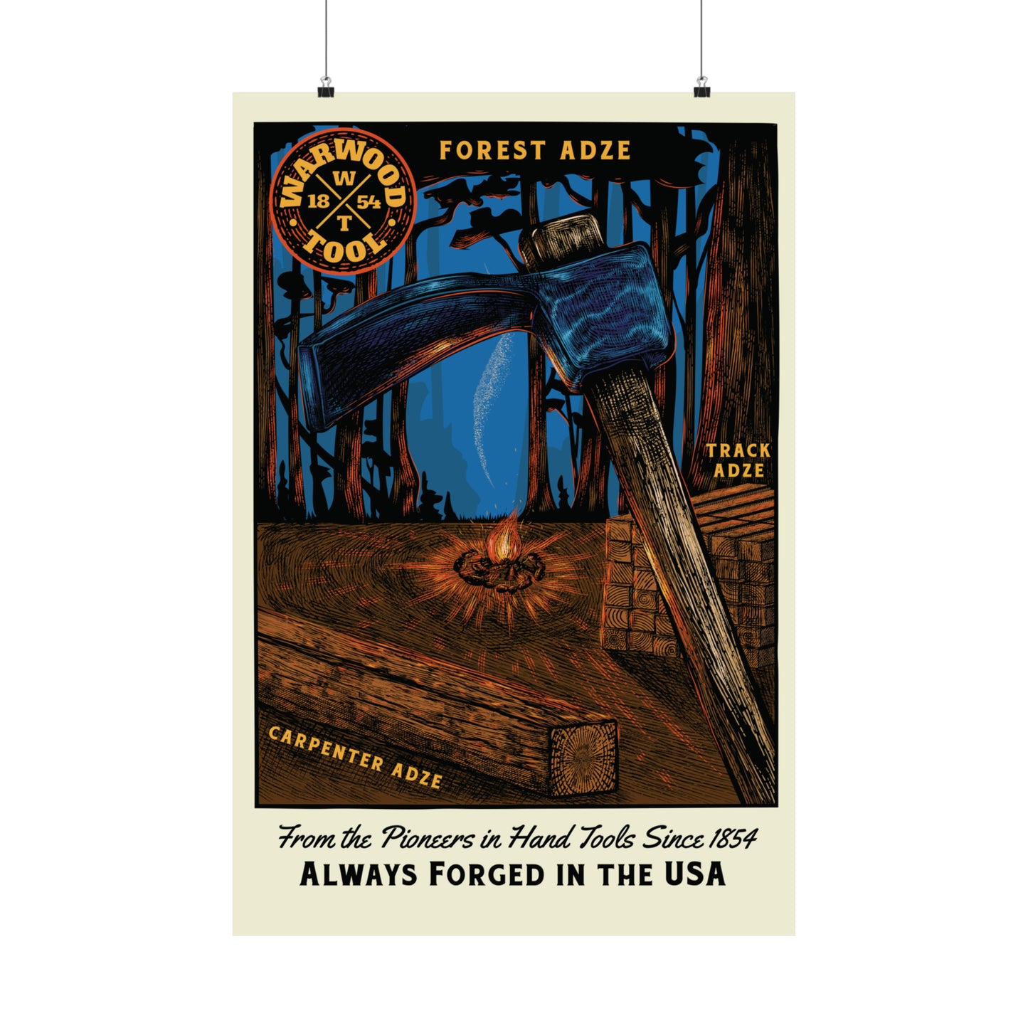 The Adze - Printed Poster - 24"x36"
