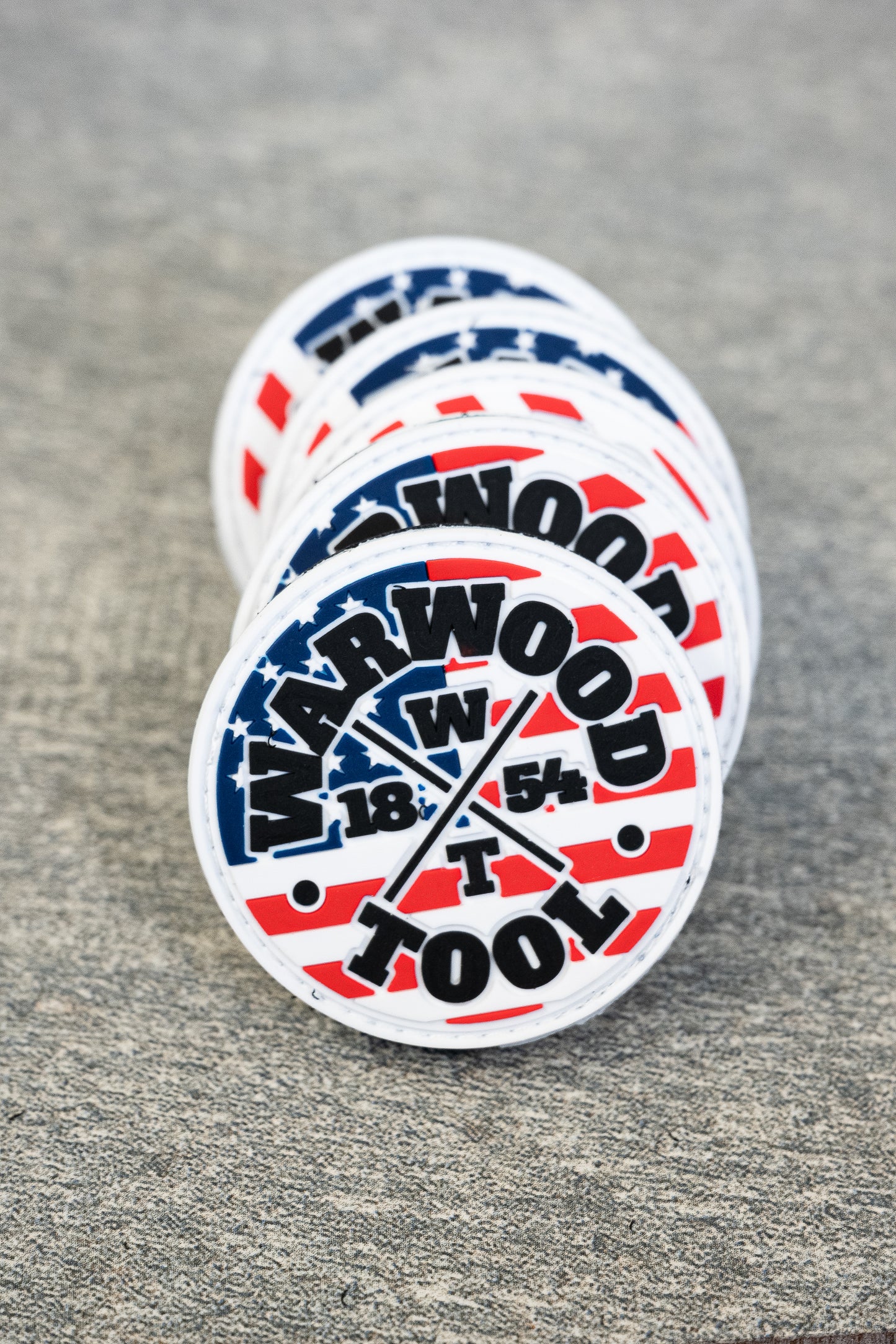 USA Flag Logo PVC Patch