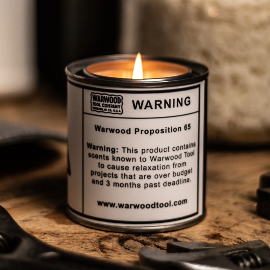 Prop 65 Candle, 8oz Soy - USA Made