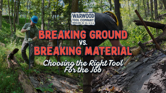 Breaking Ground vs. Breaking Material: Choosing the Right Tool for the Job