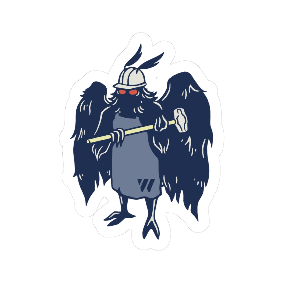 Mothman the Forge Worker Sticker - 3"