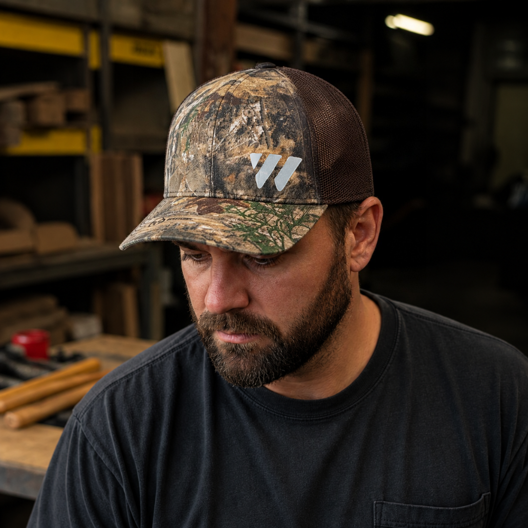 Warwood Camo Snapback Trucker Cap
