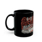 Mothman Mug - 11oz Black Ceramic