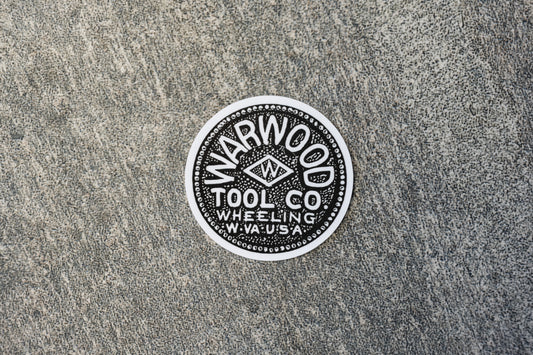Warwood "W" Stamped Sticker