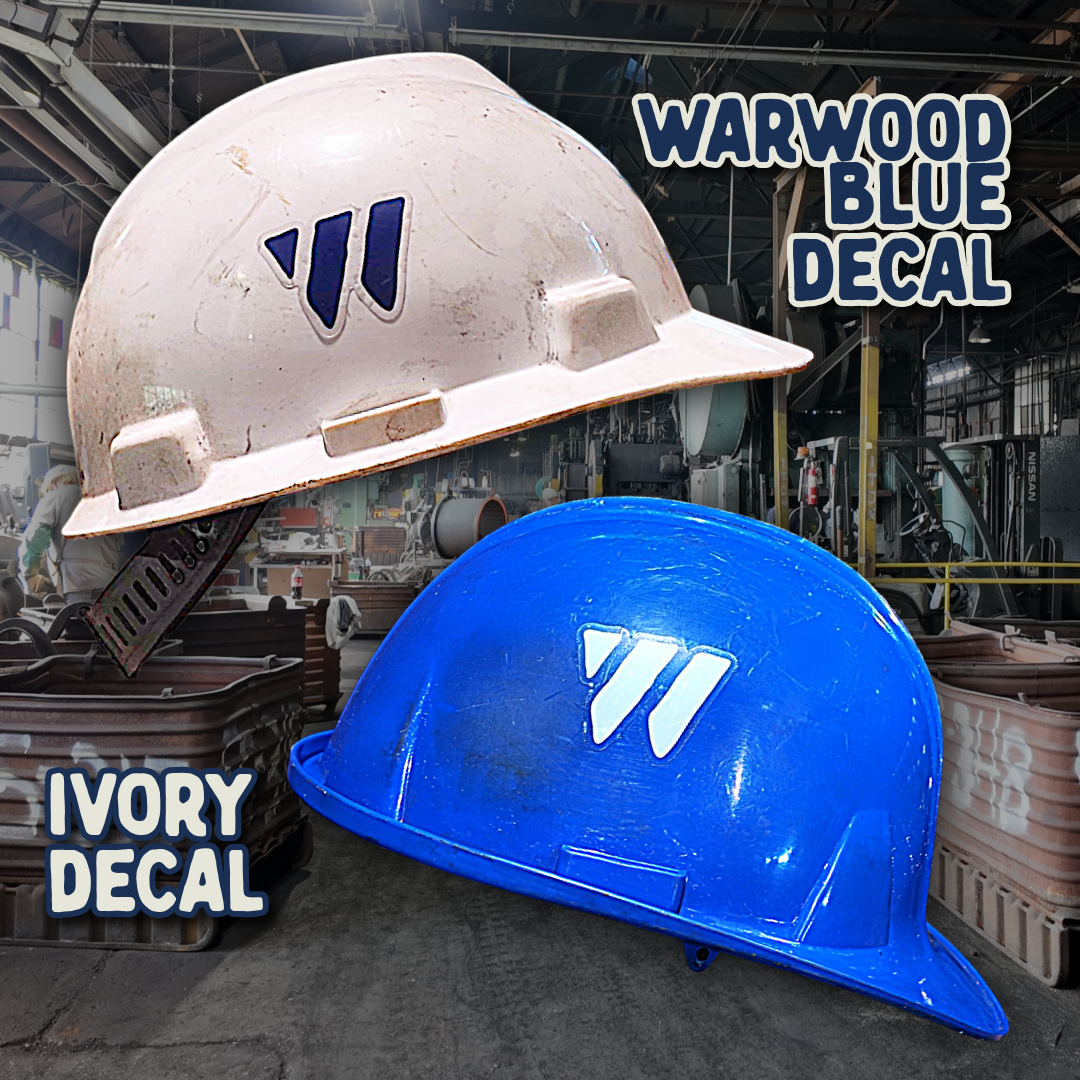 Warwood "W" Emblem Hard Hat Decal
