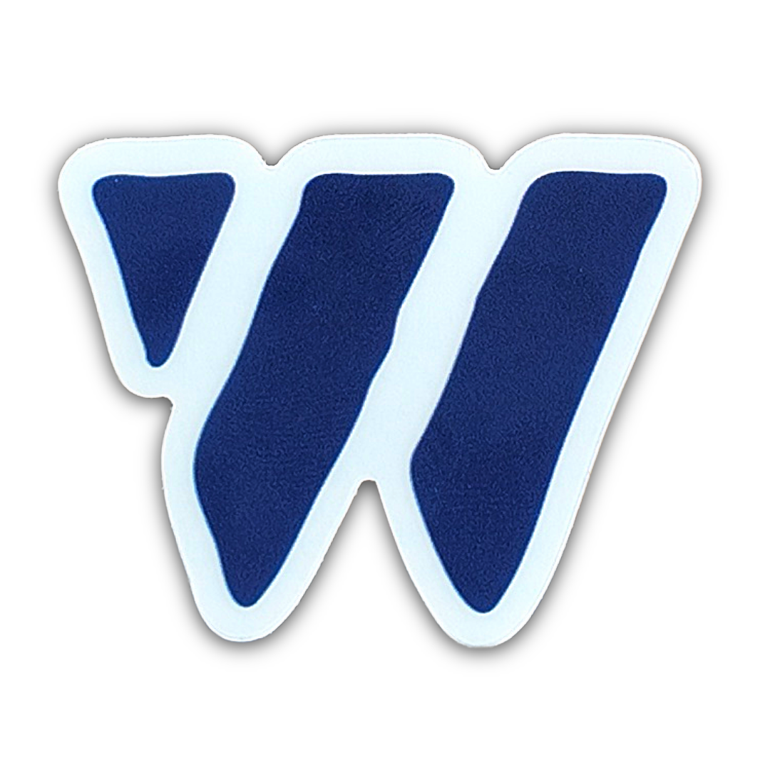Warwood "W" Emblem Hard Hat Decal