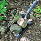 Square Point Ballast Shovel - D-Grip - Wood Shaft