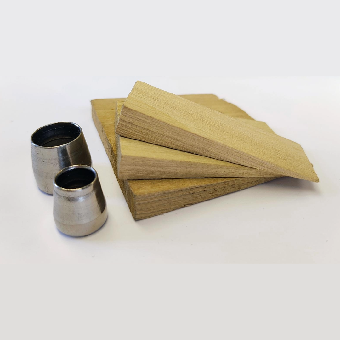 Handle Wedge Pack - Multi Size, Round Metal, Wood, PVC