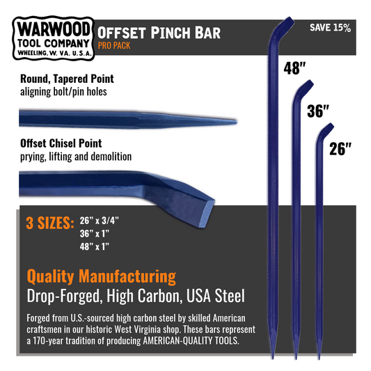 Offset Pinch Bar: Pro Pack