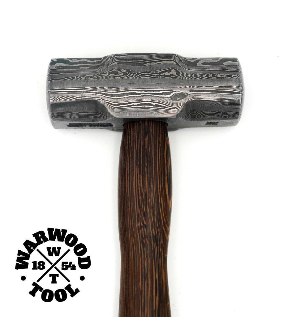 One-of-a-Kind - 500 Layer Damascus 2.5 lb Hammer